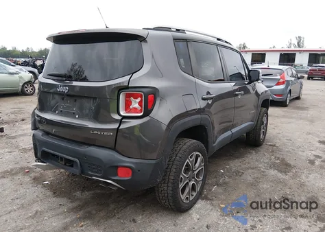 2017 Jeep Renegade Limited 4X4 z USA, uszkodzony, nr VIN ZACCJBDB5HPF52374